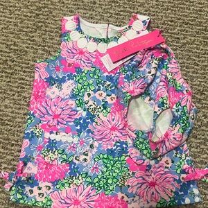 Lilly Pulitzer Pink and Blue Floral Set